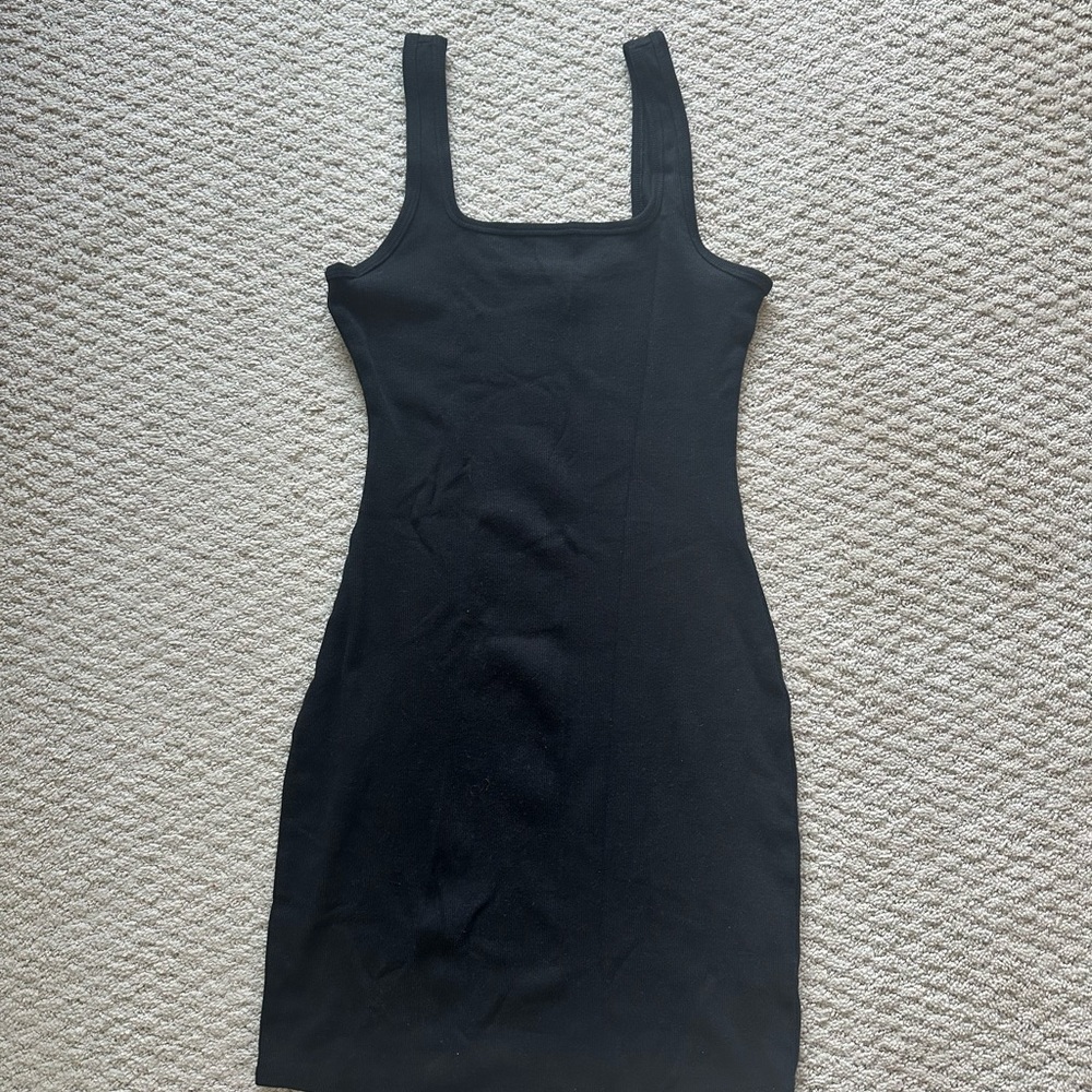 Hollister Black Square-Neck Mini Dress